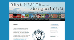 Desktop Screenshot of oralhealth.circumpolarhealth.org